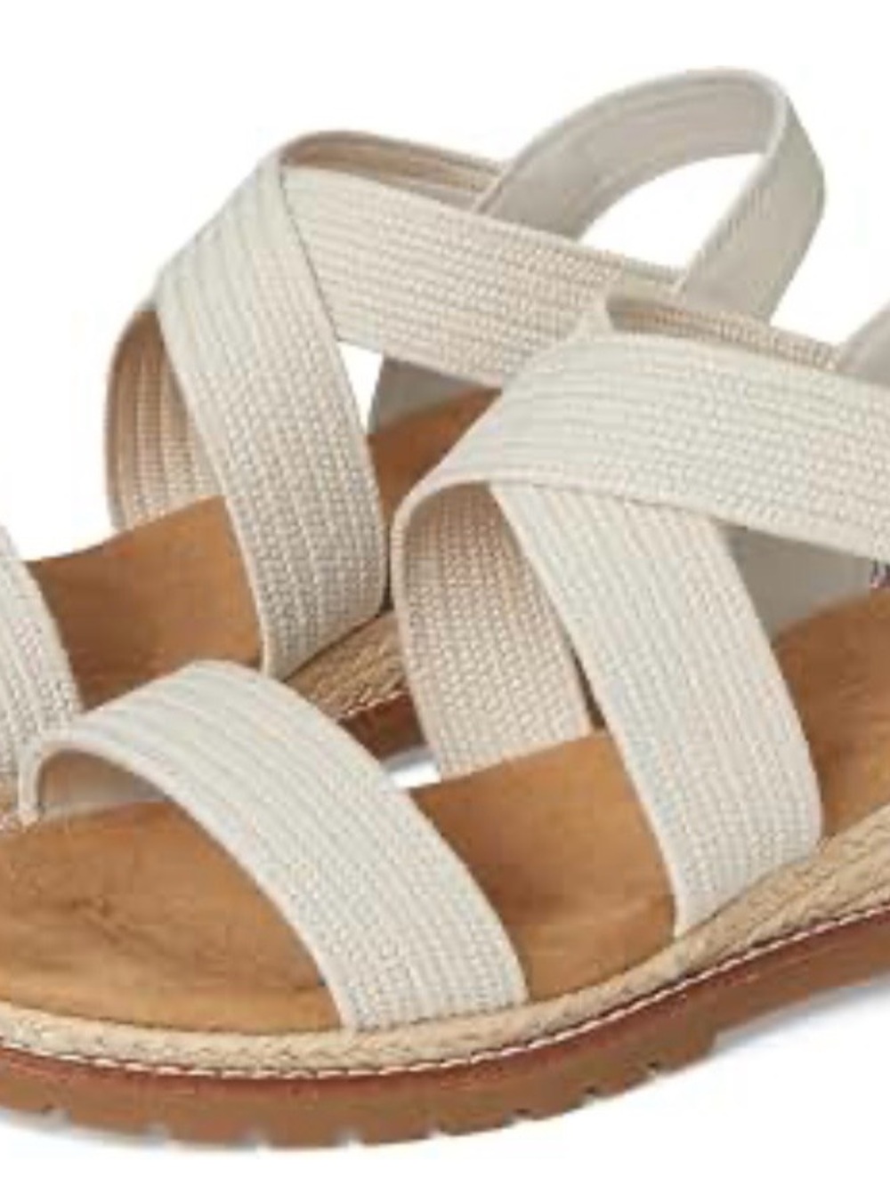Bob’s by Skechers Women's 9 desert chill -uptown, haze, sandals (new)